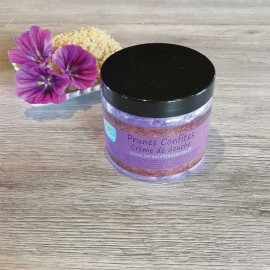 Crème de douche Prunes Confites - Crème lavante au sucre gommant et parfum de confiture acidulée