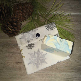 Cadeau savon naturel Pochette de Noël