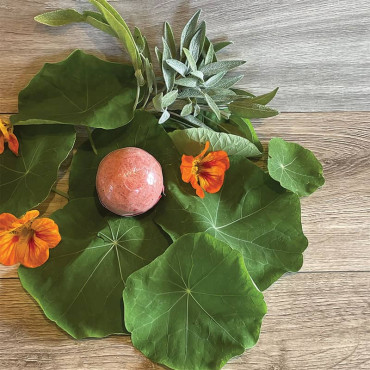 Bombe de Bain Artisanale et Naturelle Parfumé à la Fraise